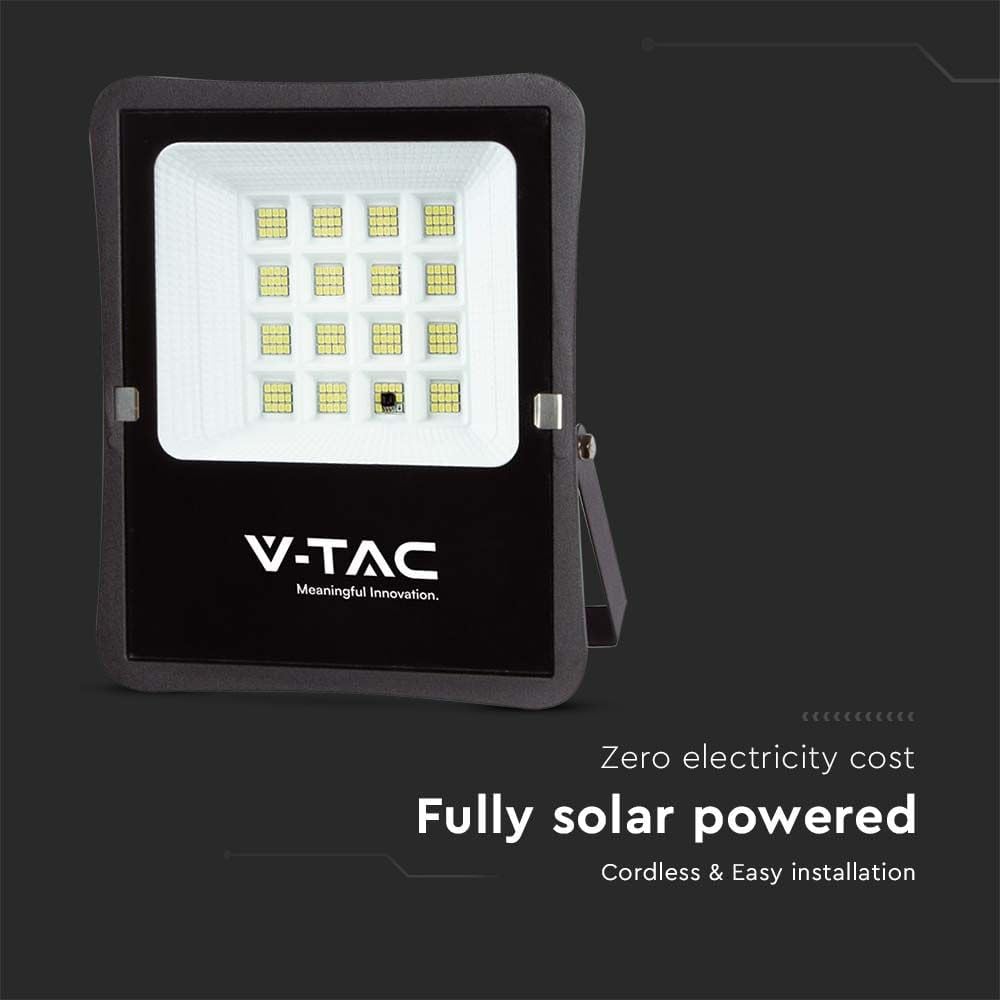 V-TAC Faretto LED da Esterno con Pannello Solare 4.5W - 1500 Lumen