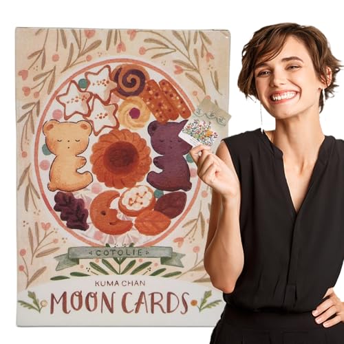 Oracle Cards Beginners – Oracle de bureau mystique créatif, jeu de cartes de divination avec design artistique, cartes d'orientation spirituelle avec boîte...