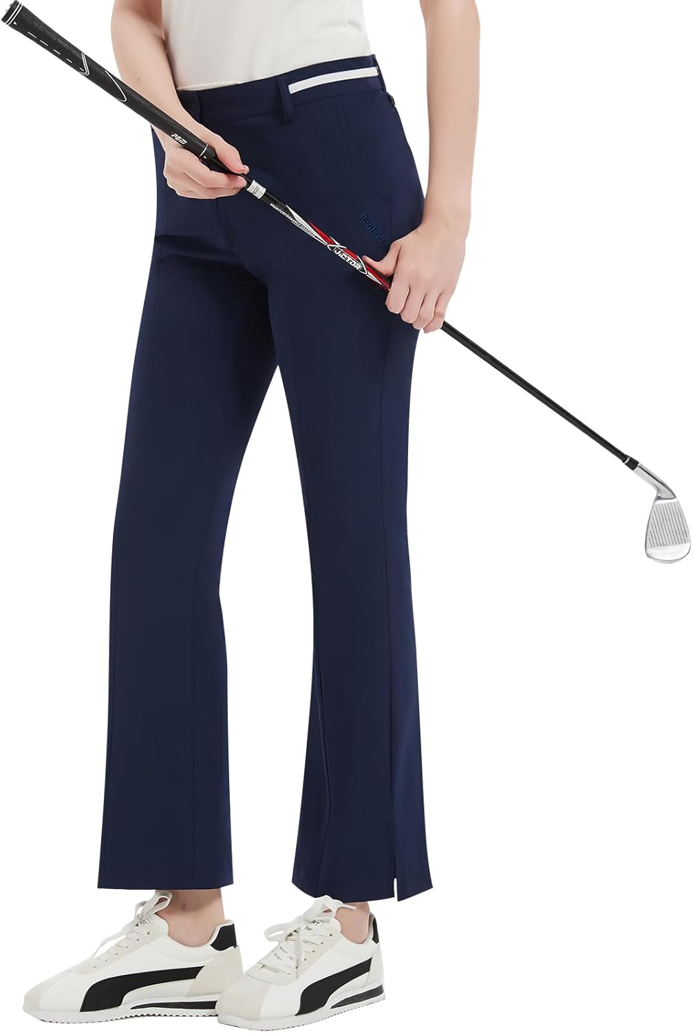 Women Golf Pants with Pockets Spring Summer 4-Way Stretch Lightweight Quick Dry Casual Pants Athletic UPF 50+ - Image 2