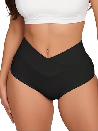 Women Crossover Booty Shorts Bikini Bottom High Waist Swimsuit Workout Dance Hot Pants Rave Festival Outfits
