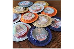 Funny Jesus Condoms - Individual Colored Valentine's Day, Anniversary, or Birthday Gift...