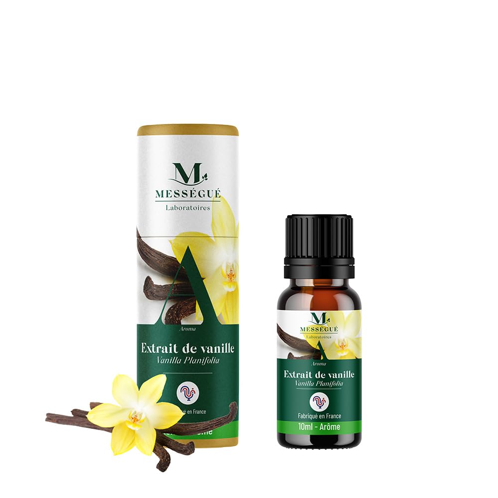 EXTRAIT DE VANILLE – Origine France – 10 ml – 100% pure et naturelle – Mességué