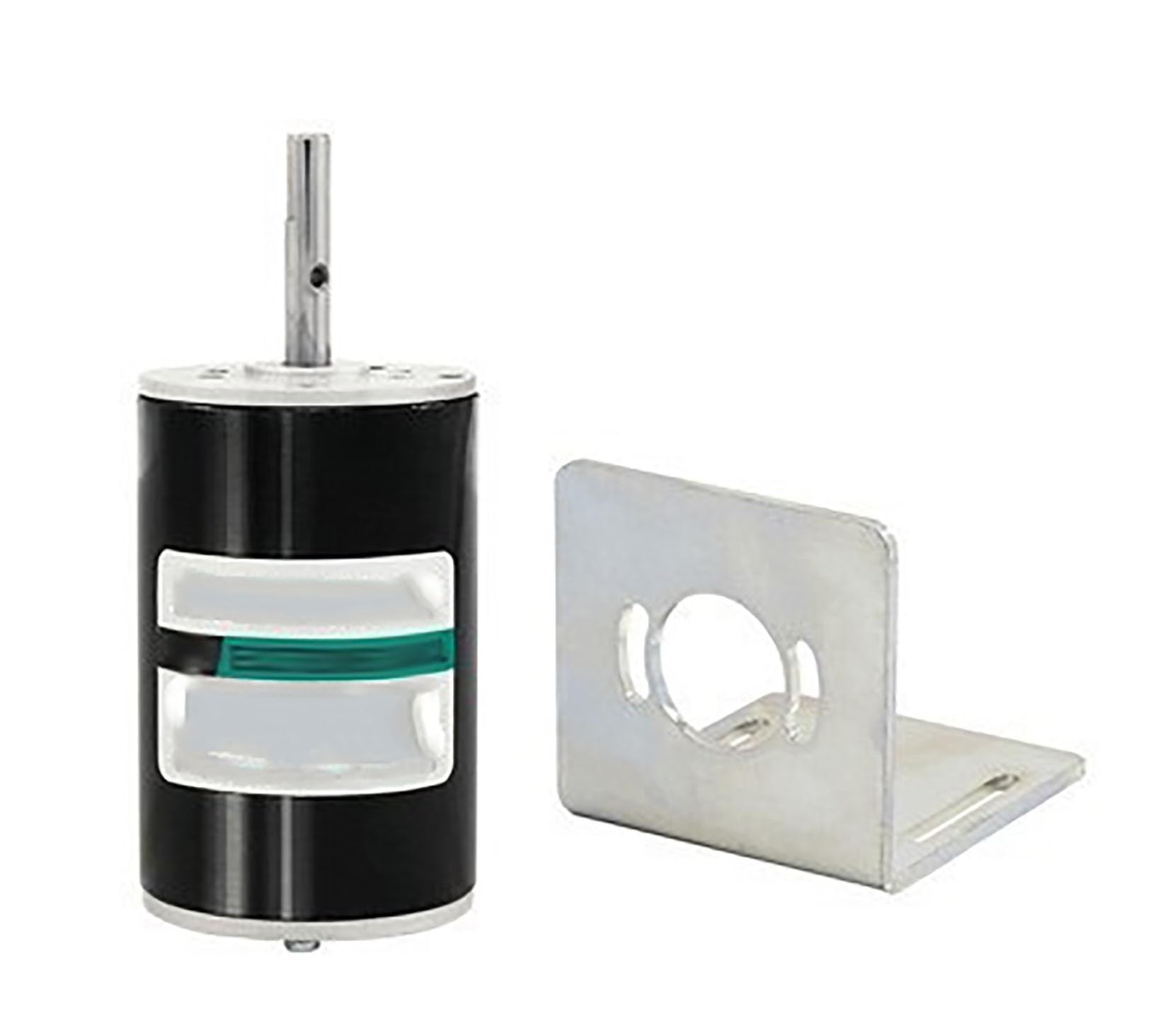 WUDOLIVehicle Power 12V 5000rpm or 24V 10000rpm Permanent Magnet DC Motor 80W can Adjust Speed can be CW CCW Pumps Robot (Size : Single 10000, Color : 24VMotor+Bracket)