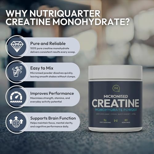 Creatine Monohydrate Micronised Powder 300g – 60 Servings (5g) – Easy Mix, No Grit, Lab Tested - Image 3