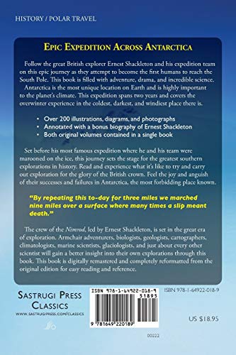 The Heart of the Antarctic (Annotated): Vol I and II