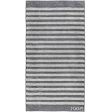 100% hochwertige Baumwolle Joop! Duschtuch Classic Stripes anthrazit Größe 80x150 cm