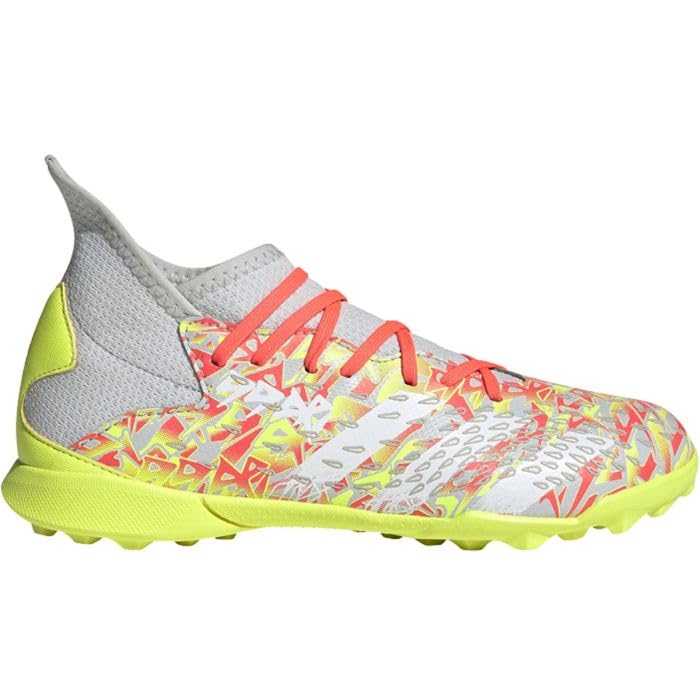 adidas Predator Freak .3 Turf Junior Clear Grey/FTWR White/Solar Yellow