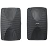 Rockville WET-6525B Pair 6.5 70V Wall Speakers, IPX55 Waterproof, 4-Way Swivel Bracket, 40W RMS, for Restaurants and Outdoor Venues