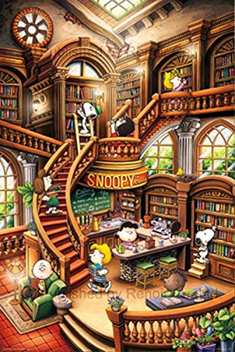 MKAN クラシックコーヒーライブラリジグソーパズル1000ピース、木製パズルおもちゃマーベルヒーロー、キッズインテリジェンスブレインIq開発ゲーム50X75Cm