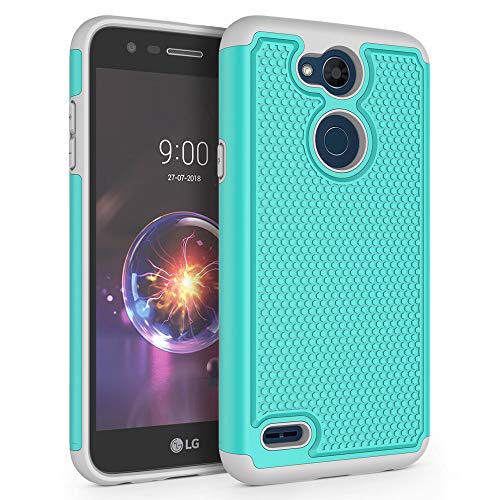 SYONER Shockproof Phone Case Cover for LG X Power 3 (5.5', 2018) [Turquoise]