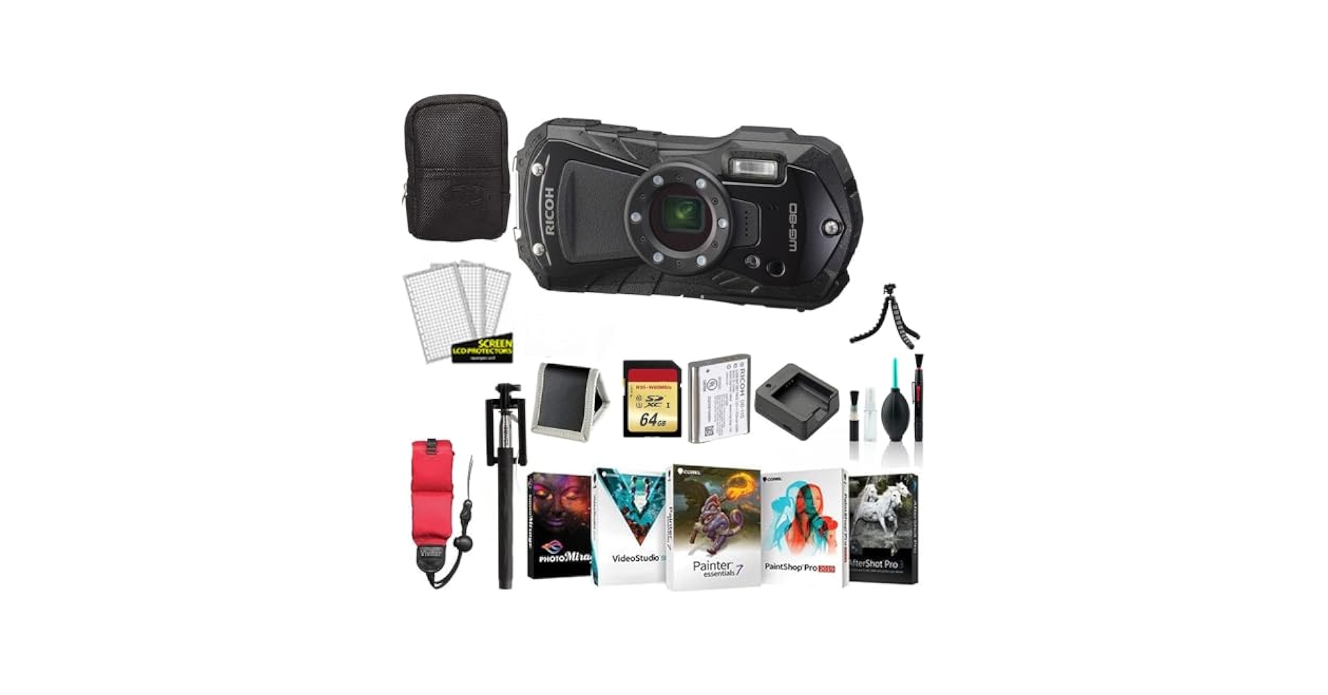Amazon.com : Ricoh WG-80 Waterproof Digital Camera, 2.7