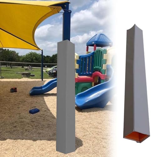 Heavy Duty Pole Padding - 7ft Square Column Protector, Self-Adhesive All-Weather Cushion Wrap for Garage & Gym, Fits 3x3 to 8x8 Poles, Ultimate Safety Solution