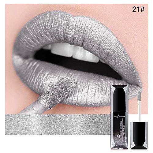 Pudaier21-color matte liquid lipstick lasting non-stick cup non-fading lip glaze makeup (8#)