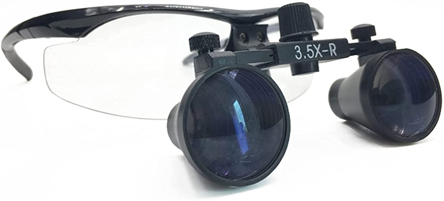 Lupa Binocular con Aumento De 3,5X, Distancia Interpupilar Ajustable, Distancia De Trabajo Ajustable, Diseño Óptico De Alta Gama, Fácil De Colocar.