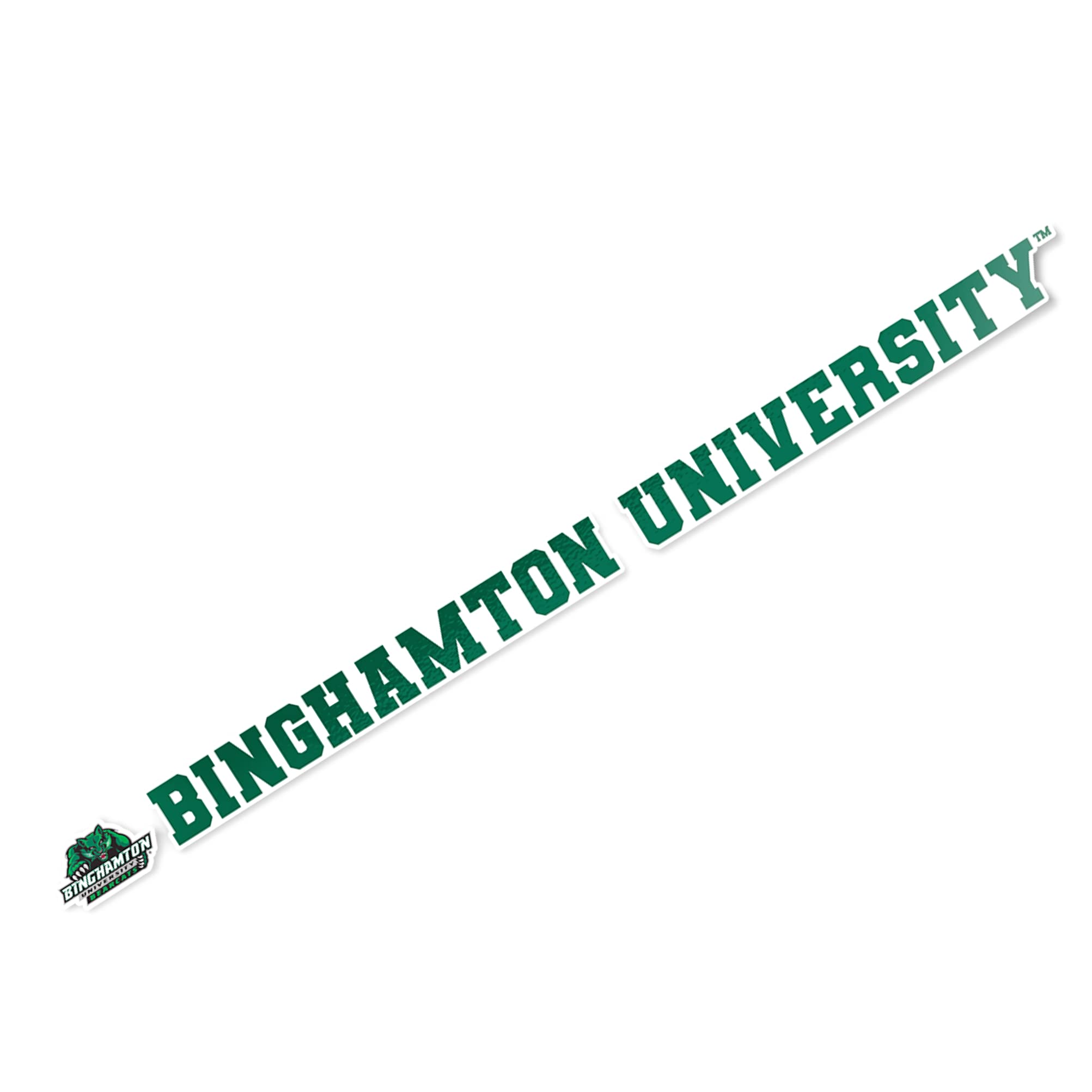 Logo Binghamton University autocollant vinyle durable 38cm pour PC