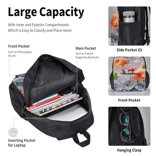 Sac à dos décontracté OUSIKA avec boîte déjeuner et trousse glaçons