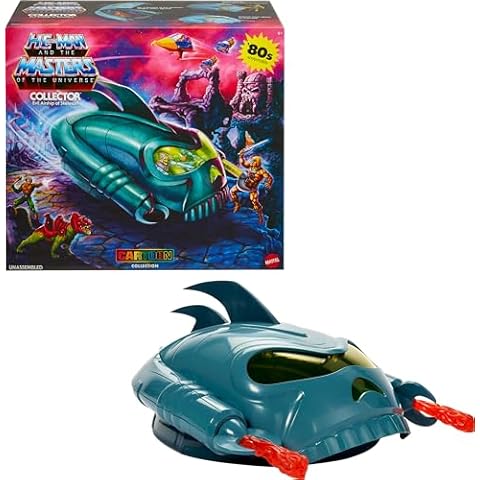 Masters of the Universe Origins Collector Vehicle Playset with Grip & Claw Accessories, Toy Car Fits 3 Motu 5.5-inch Action Figures Cover