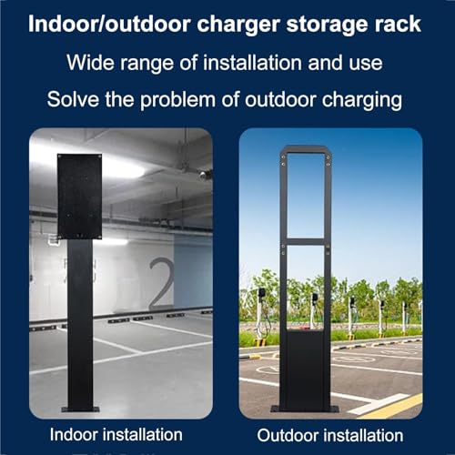 Support colonne borne recharge extérieur acier robuste stable