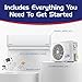Pioneer® Diamante Ultra 12,000 BTU 23 SEER Energy-Star Wi-Fi Ductless Mini-Split Inverter++ Air Conditioner Heat Pump Full Set with 16 Ft. Kit