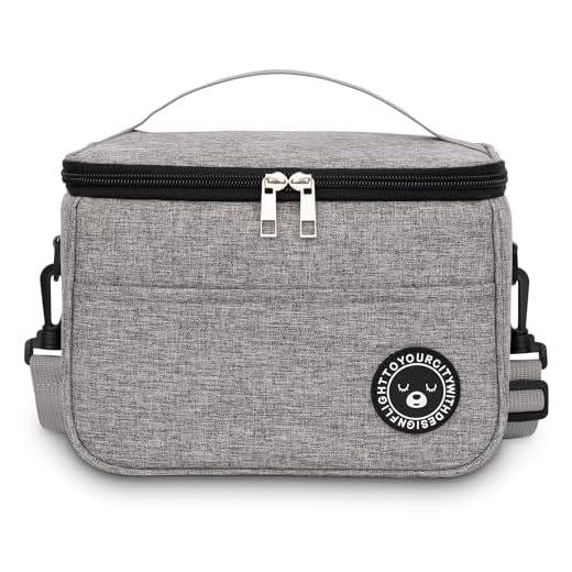 BALIGO Bolsa Termica Porta Alimentos 6.4L, Bolsa Comida Trabajo, Bolsa Porta Alimentos, Bolsa Isotermica Porta Alimentos, Bolsa Termica Comida Trabajo, Lunch Bag Oficina Viaje Picnic
