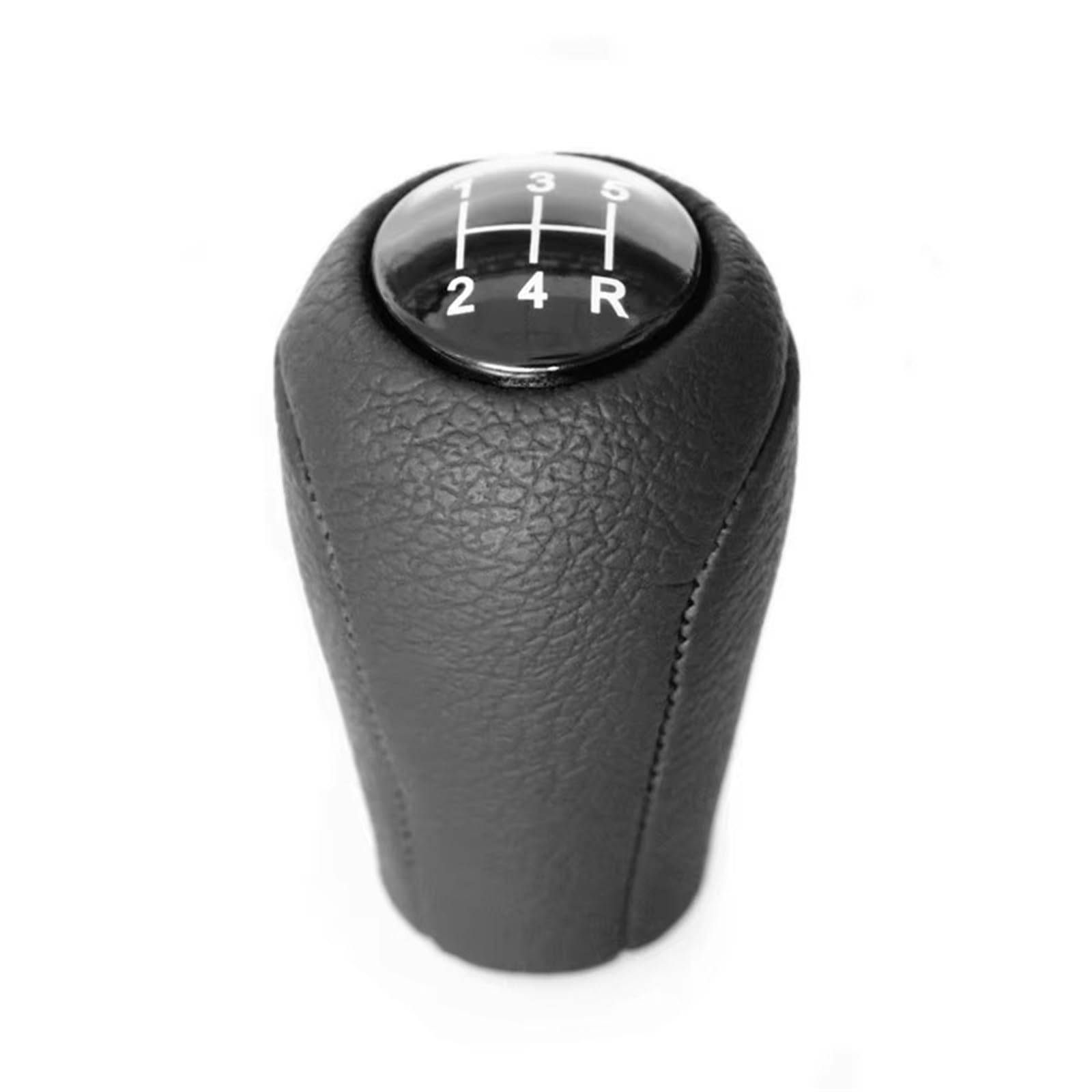PDURMBUAB Gear Shift Knob Manual Leather 5 6 Speed Gear Shift Knob for 3 BK BL CR CW II GH CX-7 ER MX-5 NC III 23 MT Lever Arm Headball Ball