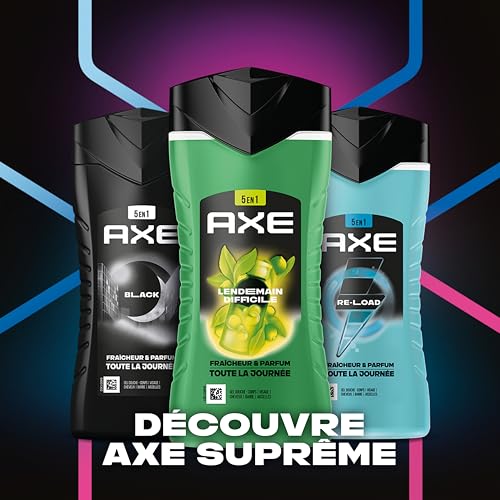 Gel Douche AXE Lendemain Difficile aux agrumes naturels et formule hydratante