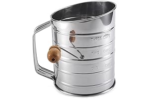 Stainless Steel 3 Cup Flour Sifter