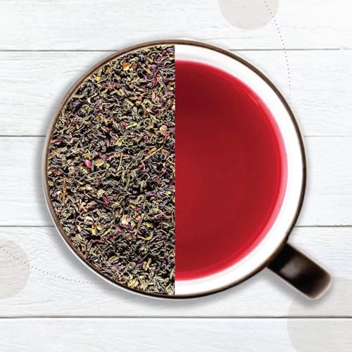 Image of Dabri Hibiscus Green Tea 80gm Combo (Pack of 2 x 40gm Each Tin Box) Premium Loose Leaf Blend with Cinnamon,Clove & Green Tea|Pure Natural Hibiscus tea leaves & Spices|Manage Weight, Hair Regrowth