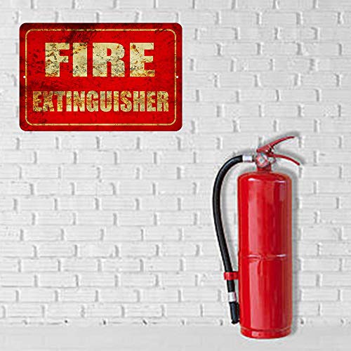 Fire Extinguisher Metal Business Novelty Tin Sign Indoor and Outdoor use 8