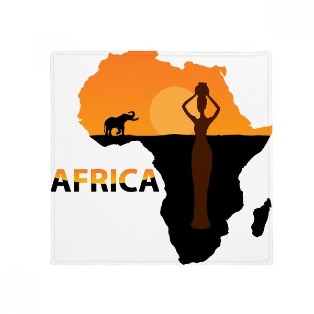 Tapis de sol Afrique rond pour réveiller la décoration du salon et de la salle de bain