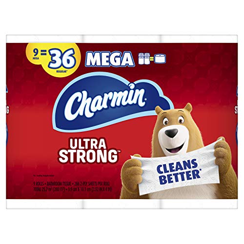 Image of Charmin Ultra Strong Toilet Paper 9 Mega Roll
