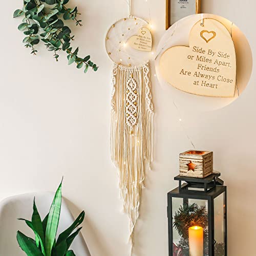 Dream Catcher, Moon Dream Catcher Room Decor Home Decor Boho Dream Catcher, Gifts for Friends Gifts for Girl Gifts for Women, Wall Decor Handmade Gifts Birthday Gifts Side by Side Friends Gifts