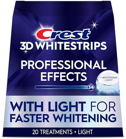 Crest 3D Whitestrips Sensitive & Gentle + LED Light — detail view