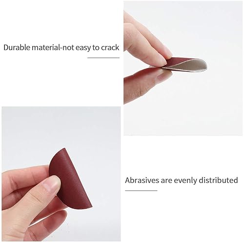 Miniatura 3 de SPEEDWOX Lijadora de disco de lijadora, 100 unidades de papel de lija de grano 800, papel de lija de 2 pulgadas para lijadoras, amoladora,