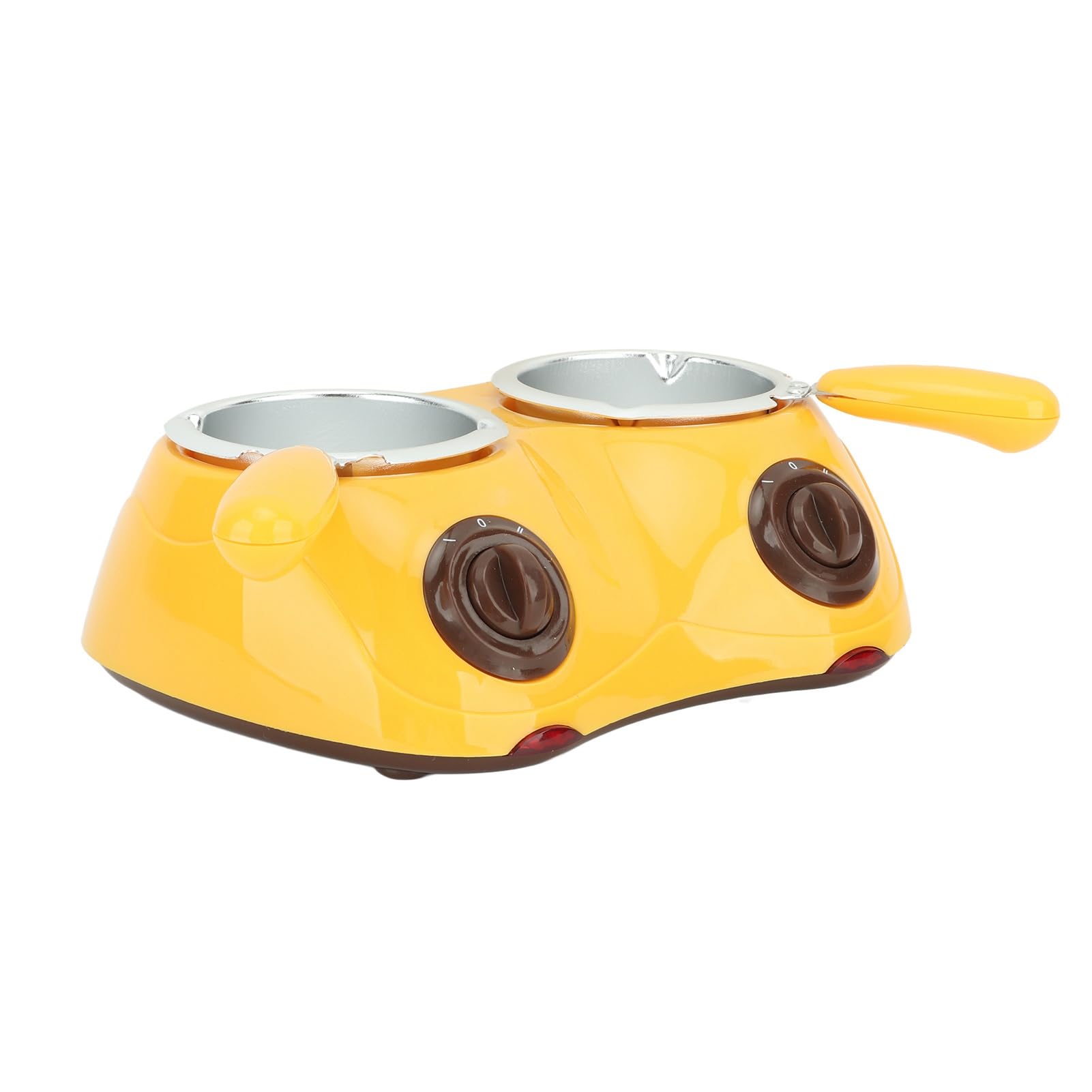 Upgraded Melting Fondue Set, 20W Chocolate Melting Pot for Milk Chocolate Cheese Butter Candy, Electric Chocolate Fondue DIY Chocolate Melting Machine with Double Pot (US Plug