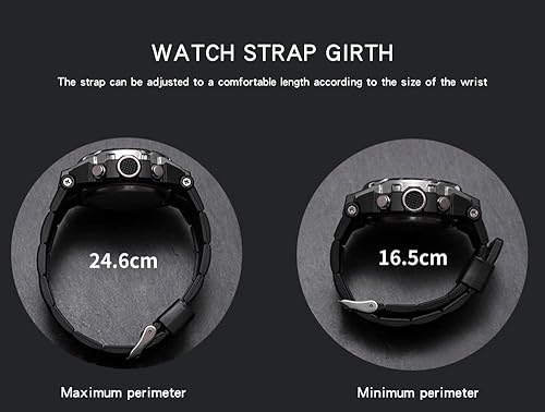 Miniatura 7 de AIMES Mens Watches Sports Outdoor Waterproof Military Watch for Men Tactical Watch Analog Digital Date Alarm Stopwatch Multi-Function Tactics Big