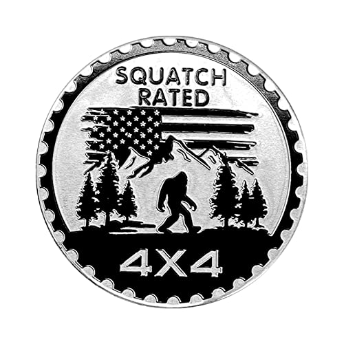 Image of 4x4 Badge Rated Jeep Wrangler Emblem, Automotive 3D Metal Car Badges Compatible with Trucks & SUV
