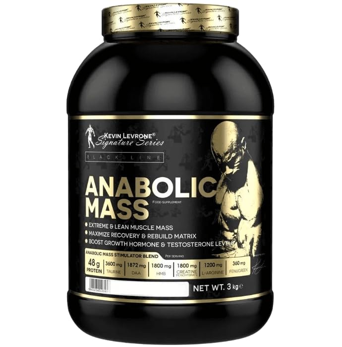 Kevin Levrone ANABOLIC MASS Gainer - New Generation Mass Gainer with Protein Complex, Carbohydrates, Creatine - 100g Serving, 3kg, Chocolate Flavor - For High-Intensity Exercise (B0DDC4B8L1) Amazon Price History, Amazon Price Tracker