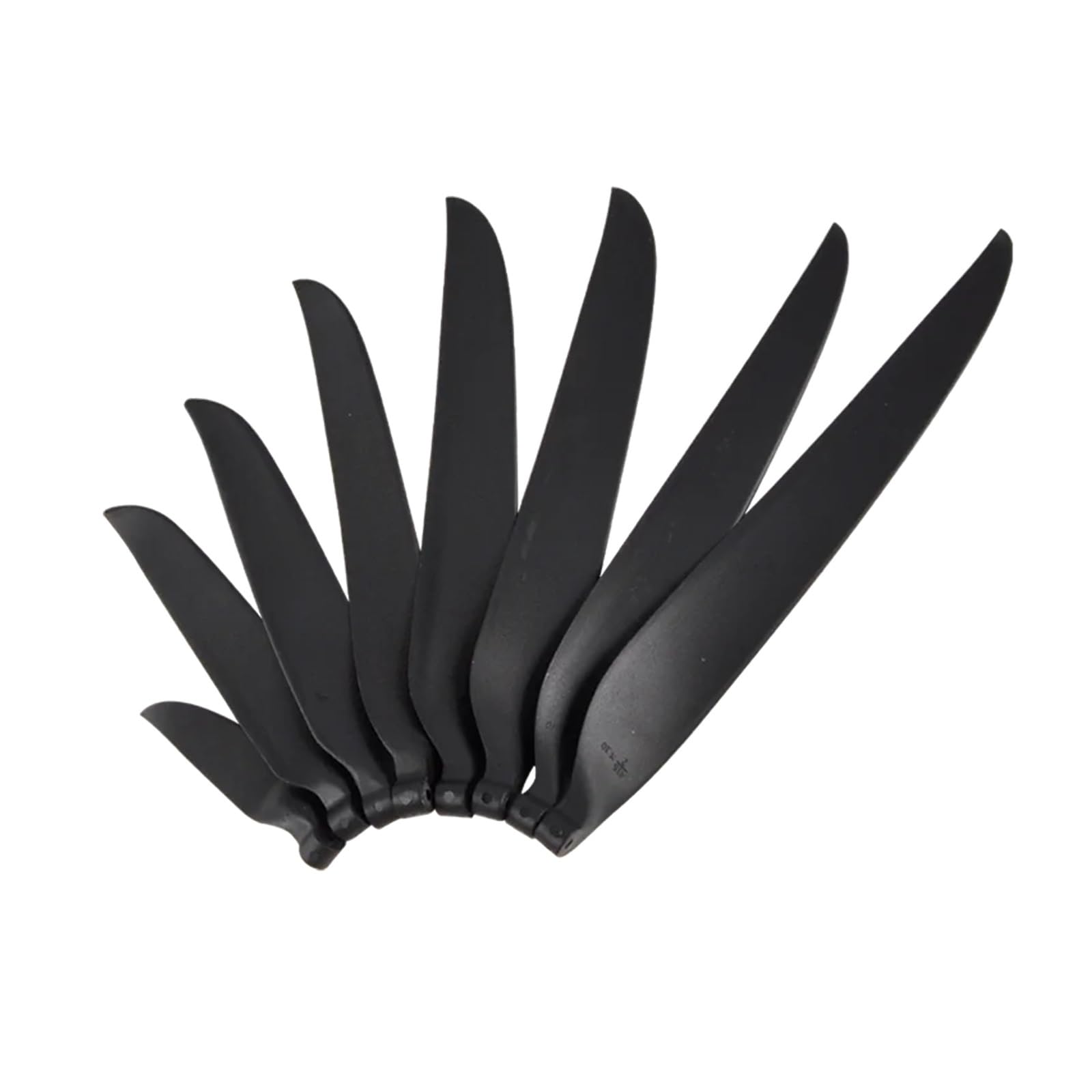 Hélice plegable de plástico 6 a 18,5 pulgadas, 1 par(7x3 inch)