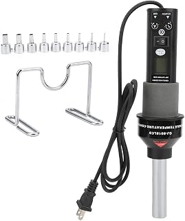 Mini Heat 200W Portable Handheld Hot Air with Digital Display and 9 Nozzles