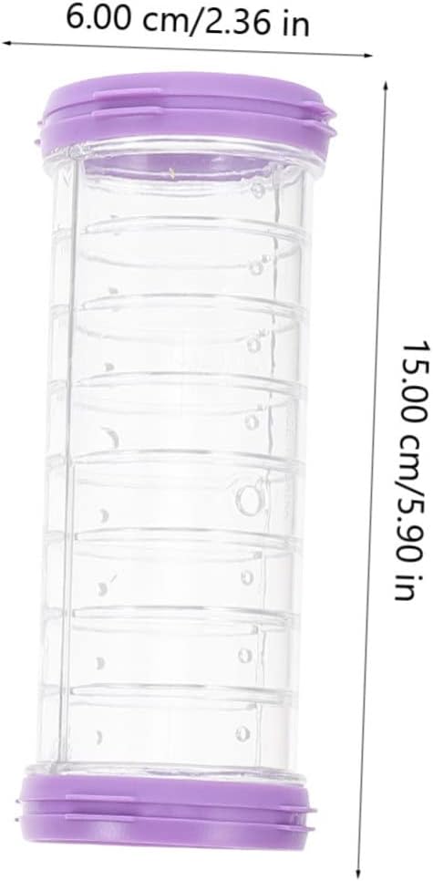 balacoo Hamster Cage Tunnel DIY Kit 3-Pack Plastic Maze Tubes with Reinforced Entrance for Hamsters Gerbils Mice Small Animals Cage Accessories Enrichment