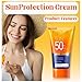 Eveline Cosmetics Sun Protection Face Cream SPF 50 UVA+UVB High Protection for Sensitive and Allergy-Prone Skin 1.76 Fl Oz (50 ml)