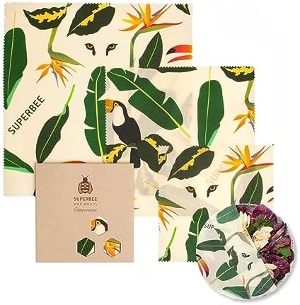 8 Involucri Cera D'Api Riutilizzabili - Per Conservazione Alimenti, Cotone Biologico - Foto 9