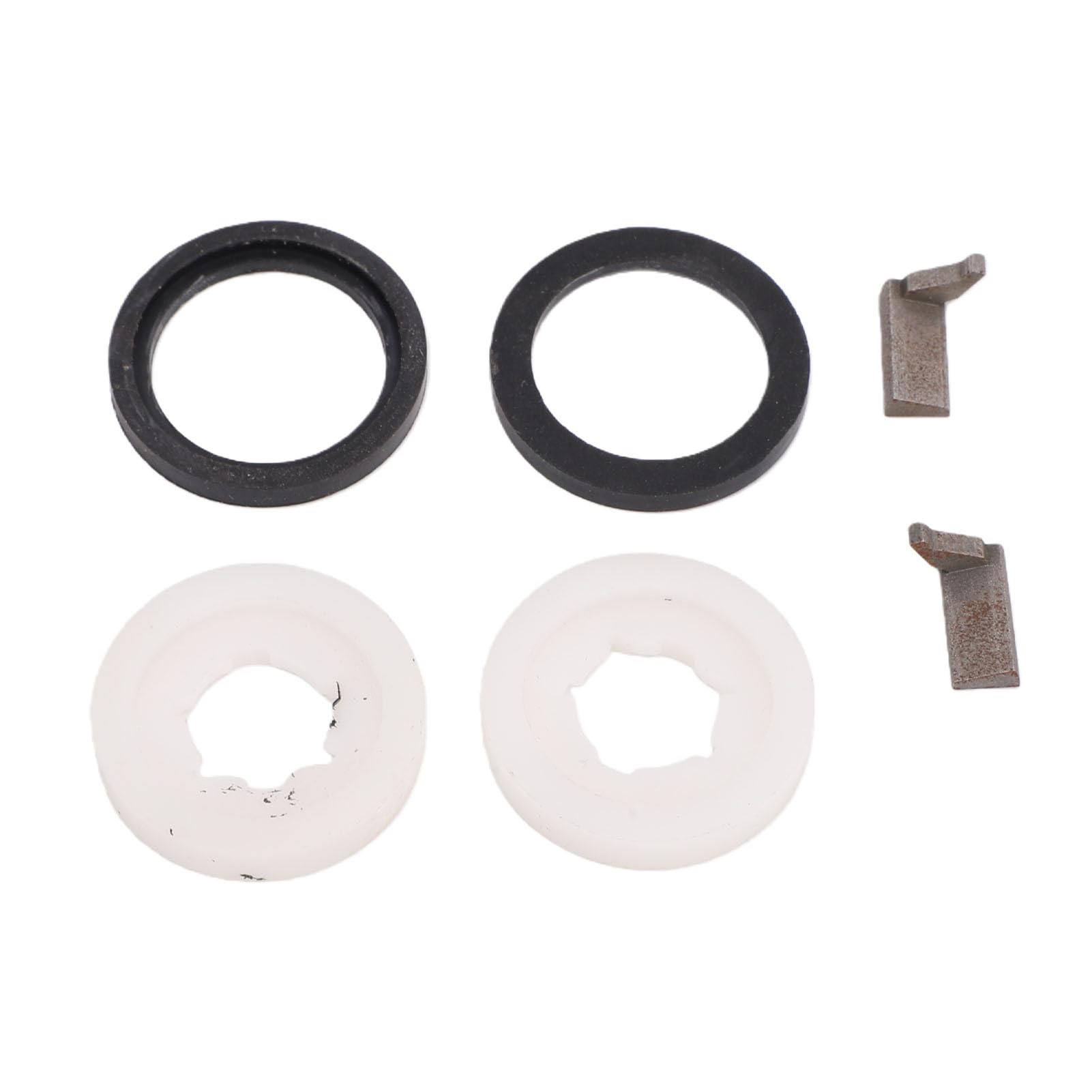 Anello di frizione Rondella frizione Kit scanalature di ricambio 65 4760 65 4710 per tosaerba a trazione posteriore Plastica Gomma Acciaio 2 dischi 2 anelli 2 scanalature chiave
