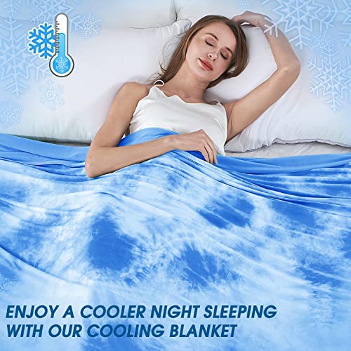 Inhand Cooling Blanket Queen Size, Summer Blankets For Hot Sleepers & Night Sweat, Thin Blanket Cold Cool Lightweight Cooling Blanket For Couch Bed, Light Blanket For All Season Use #TOP2