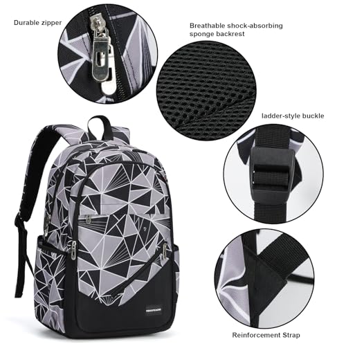 School Backpack for Boys Large Bookbag Boys Backpacks Elementary Middle High School Bags Kids Cool Back Pack Children8-16 Years Old3