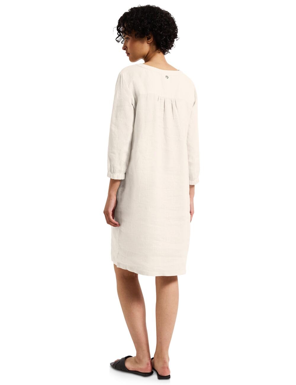 Street One Damska sukienka tunika z lnu, Moonstone Sand, 36