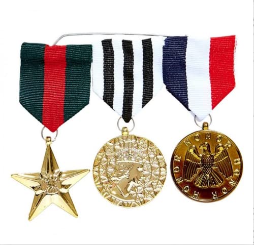 MIMIKRY 3 medallas de honor Orden Premio Premio Insignia Militar Oficial