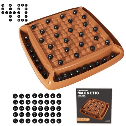 Magnet Game, Magnetic Game Chess 40 Piceses, Family Games for Kids and Adults, Board Game for Kids 8-12 Family Games Night 2-4 Players, Gifts for...