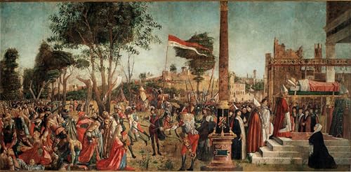 Toile Cycle de la vie de Sainte Ursule Carpaccio - Rompez la monotonie de votre bureau vide